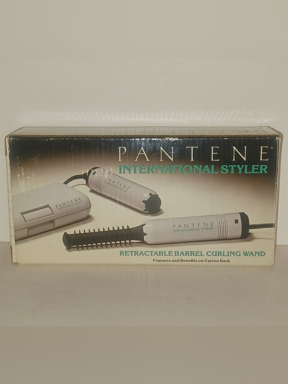 Vintage Pantene International Styler Dual Voltage Retractable Barrel Curler